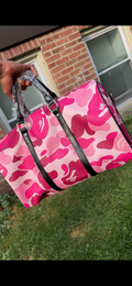 Pink Camo Travel Duffle Bag 🩷
