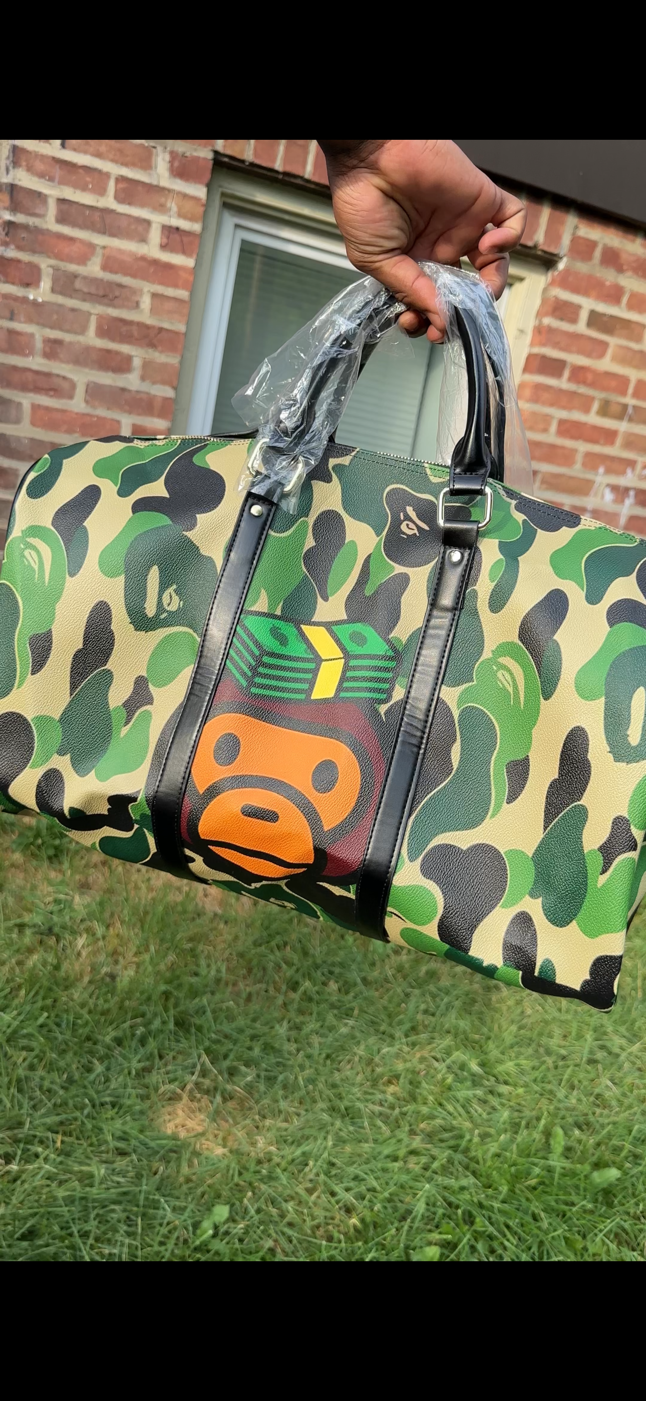 Money Print Travel Duffle Bag 🤑