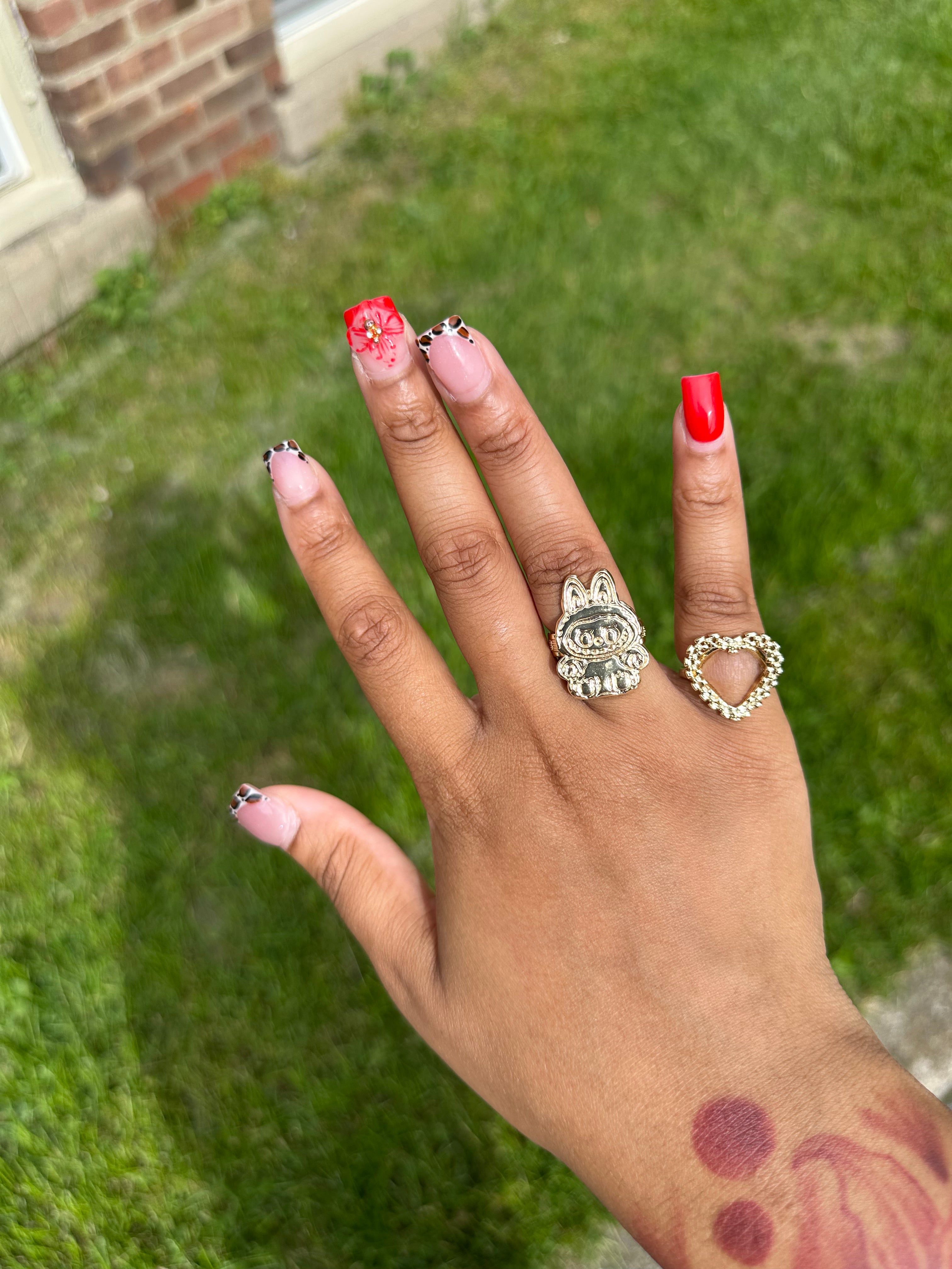 Kawaii Bunny Statement Ring ✨