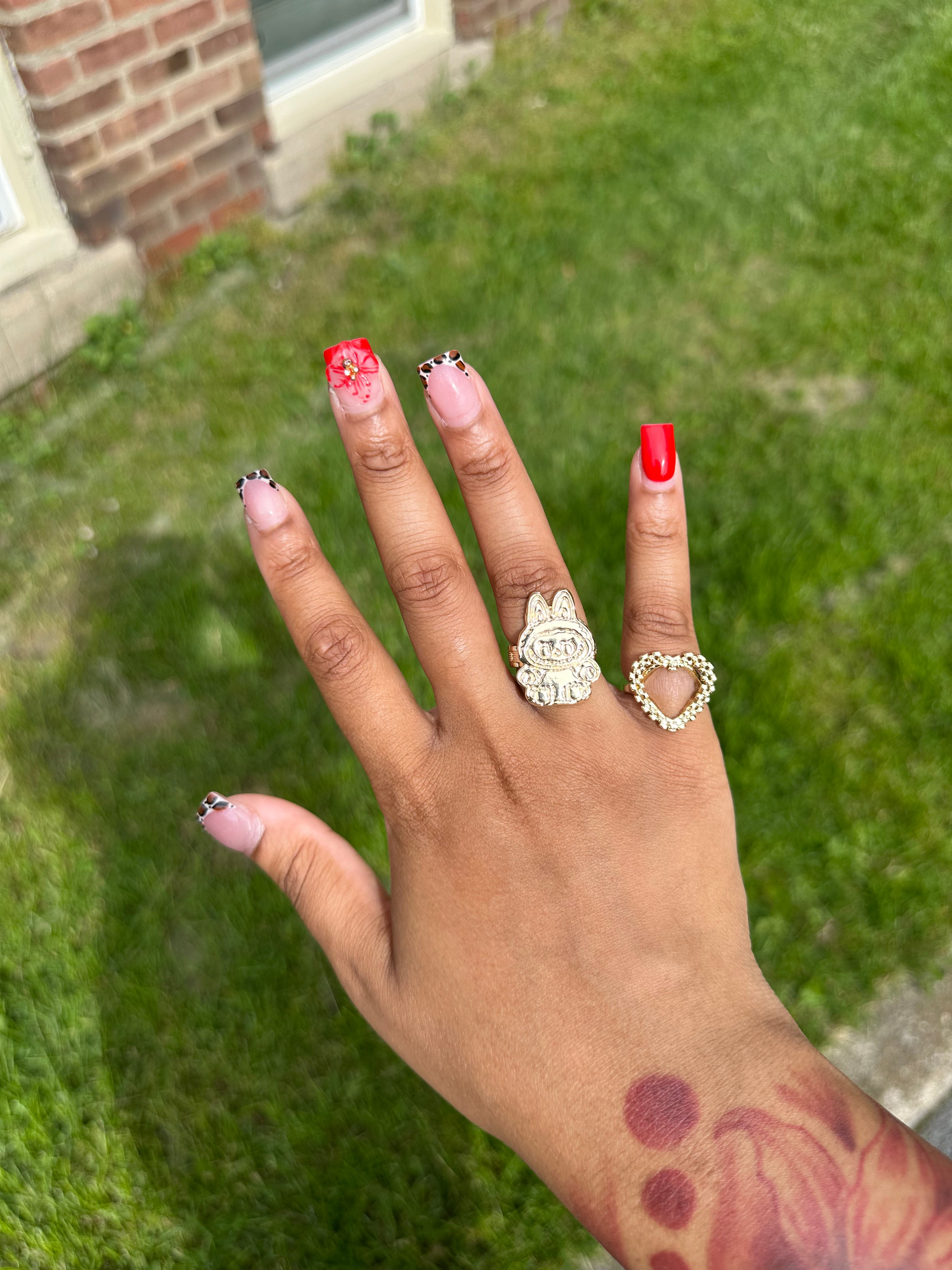 Kawaii Bunny Statement Ring ✨