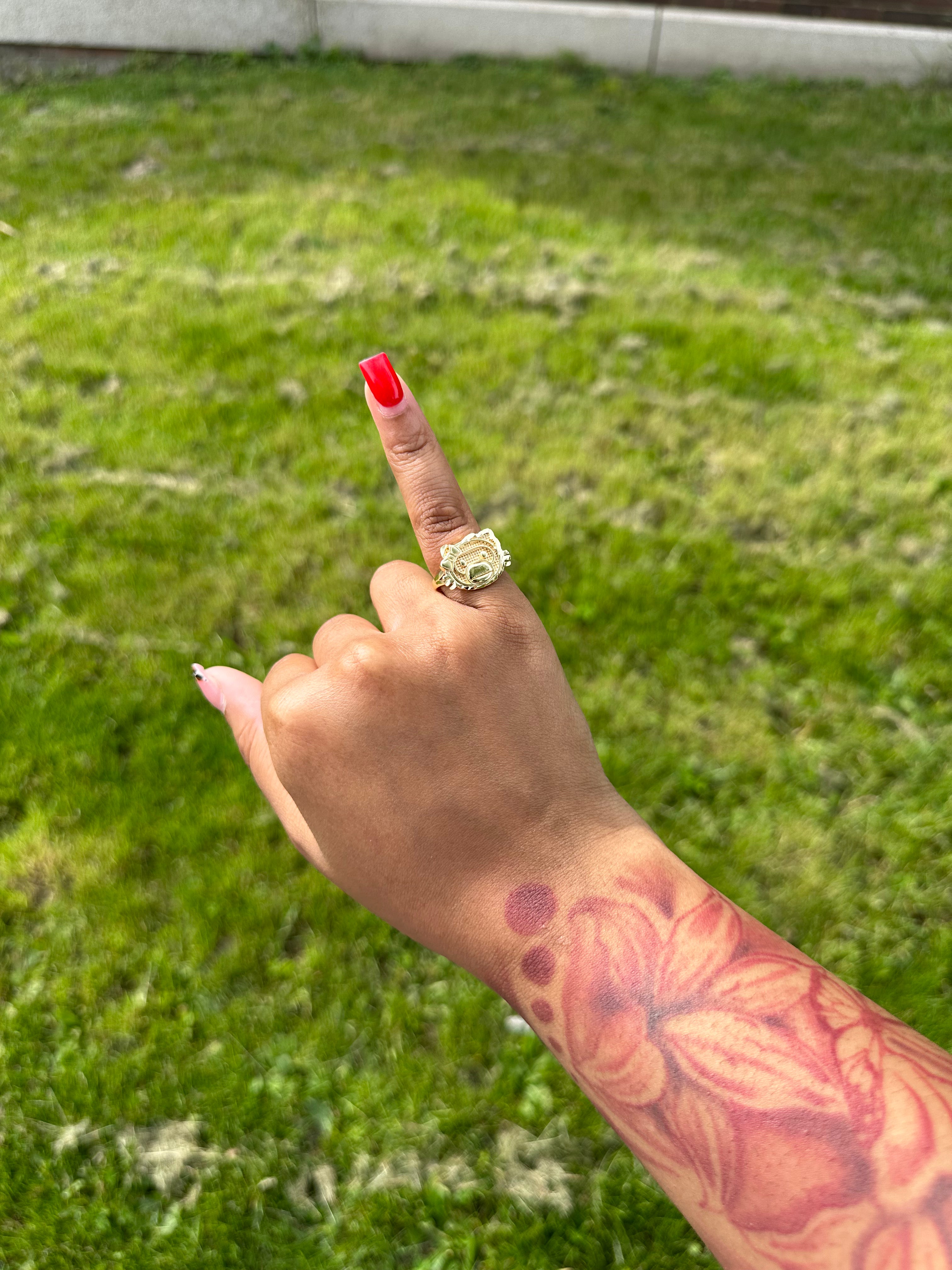 Drip Camo Ring 🖤(pinky)