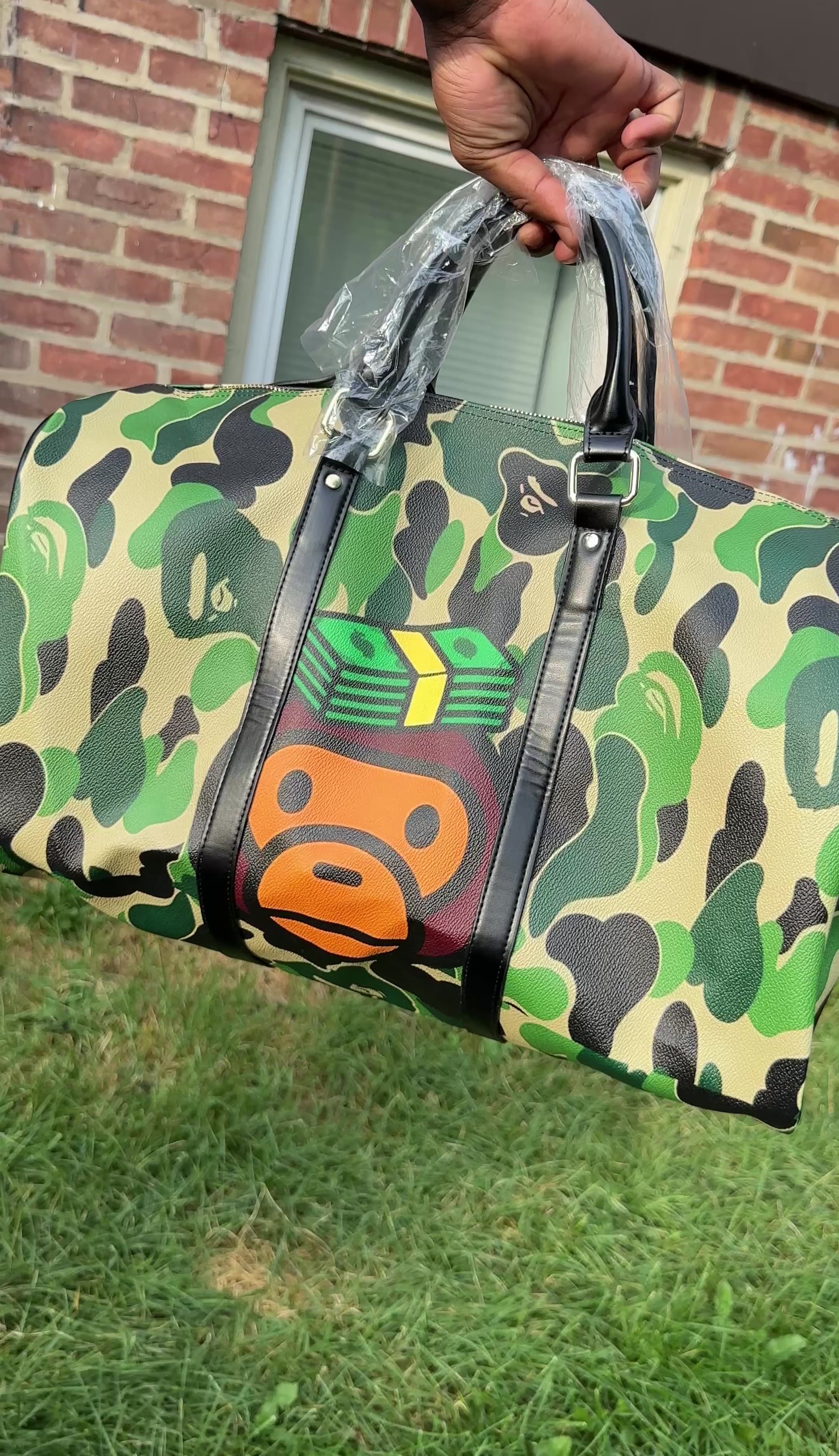 Money Print Travel Duffle Bag 🤑